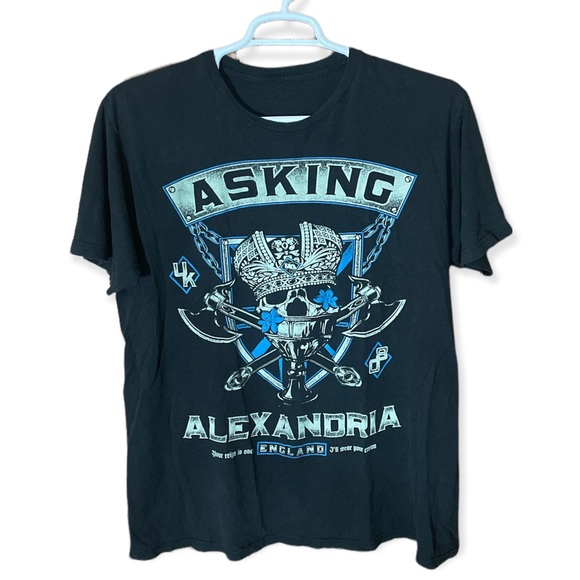 unbranded Other - Retro Asking Alexandria Band T-shirt Mens XL Logo Metal Emo Grunge Punk Casual